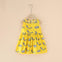 JF Yellow Fox Printed Frock FD6082C